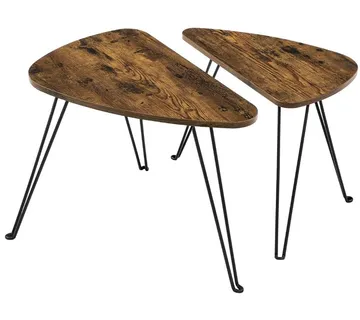 Moderan rustikalni stol u 2 dijela - cover