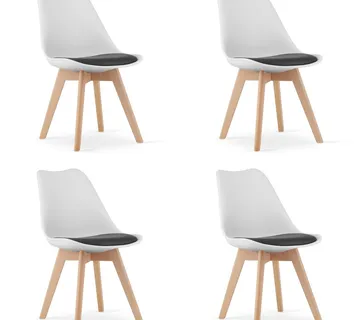 Set od 4 bijele stolice  - cover