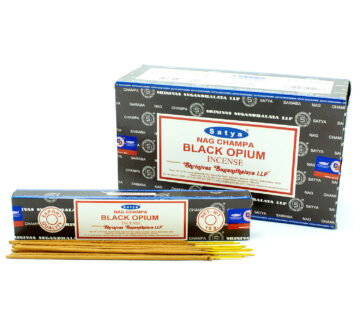 Ancient Wisdom AWG Satya mirisni štapići Black Opium crni opijum 15 g - cover