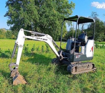 Bobcat E17-1.7t-duga ruka-podvozje na razvlačenje-odlično - cover