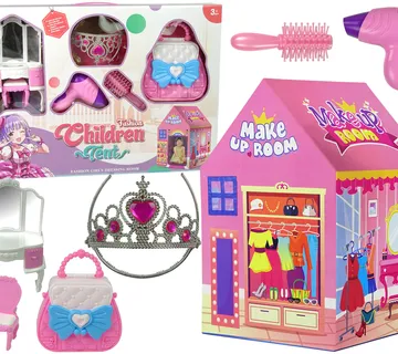 Princess kuća/šator salon ljepote s dodacima - cover