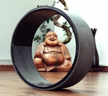 Bodhi Yoga Bodhi Joga kotač Samsara Yoga wheel - crni 32cm - cover