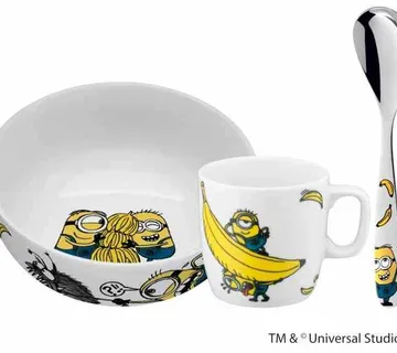 WMF dječji set zdjelica, šalica i žlica Minions - cover