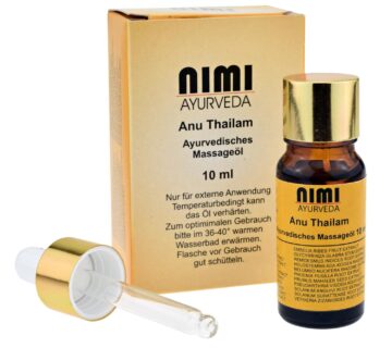 Nimi Ayurveda Anu Thailam Ayurvedsko ulje za nos za čišćenja nosa 10 ml. - cover