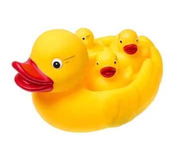Tullo gumene patkice mama i bebe za kupanje 4kom. žute - cover