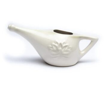 Phoenix Import Neti Pot keramička posuda za ispiranje nosa s himalajskom soli - nosni tuš 150 ml + 25 g - cover