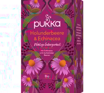 PUKKA Herbs Ajurvedski organski biljni čaj Bazga crna i ehinacea 20 kom - cover