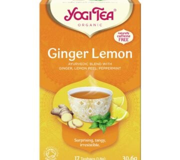 Yogi Tea Yogi čaj od đumbira i limuna Ajurvedski biljni voćni čaj 17 x 1,8 g - cover