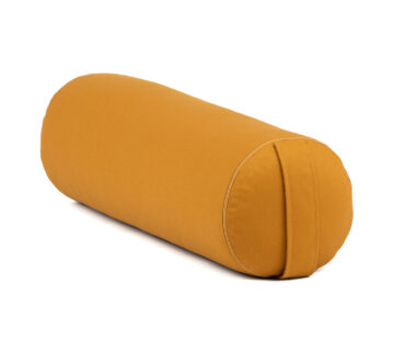 Bodhi Yoga Bolster valjak za jogu ECO spelt 100% organski pamuk 65 x 22 cm Boja: narančasta - cover