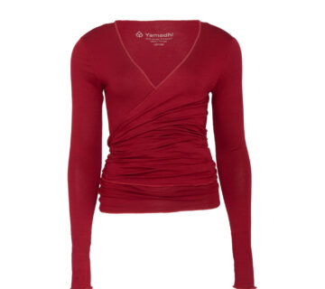 Bodhi Yamadhi Bodhi Yoga Yamadhi Wrap Jacket wrap top crveni Veličina: S - cover