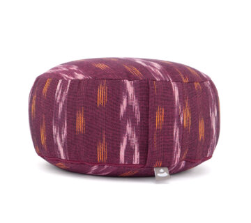 Bodhi Yoga Bodhi jastuk za meditaciju Rondo Ethno 100% pamuk 32 x 20 cm Boja: boja vina - cover