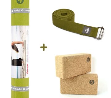Bodhi Yoga Bodhi Rishikesh Premium set za početnike zeleni 183 x 60 cm 4,5 mm - cover