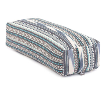 Bodhi Yoga Bodhi Salamba valjak za jogu ETHNO 100% pamuk 64 x 25 cm Boja: crna, bijela, plava - cover