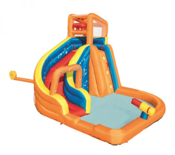 Bazen/igralište s toboganom TURBO SPLASH BESTWAY - šareni - cover