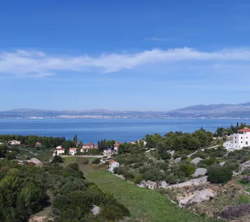 Građevinsko zemljište 515 m² – Sutivan, 2 min hoda do mora, pogled. - cover