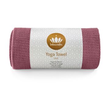 Lotuscrafts Yoga Ručnik GRIP yoga ručnik 183 x 61 cm Boja: boja patlidžana - cover