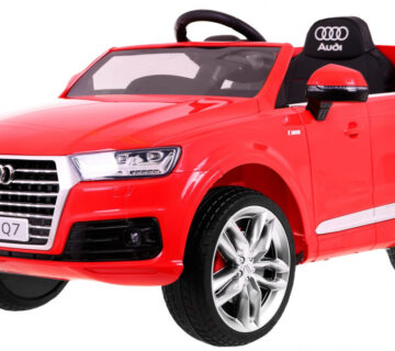 Licencirani auto na akumulator Audi Q7 - crveni - cover