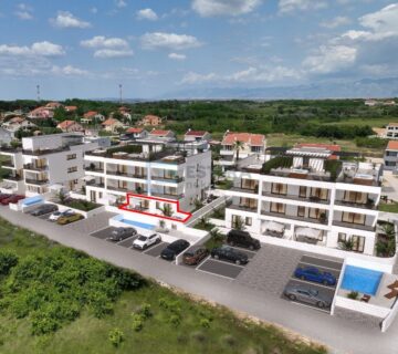 PRODAJA apartman Privlaka 61,84 m2, prodaja, 120m od mora, vrt - cover