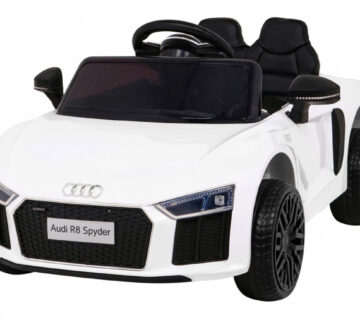 Licencirani auto na akumulator Audi R8 - bijeli - cover