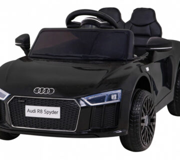 Licencirani auto na akumulator Audi R8 - crni - cover