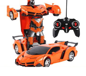 Auto na daljinsko upravljanje Transformer 2u1 - narančasti - cover