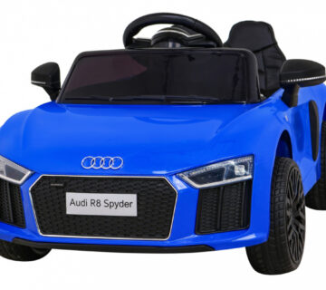 Licencirani auto na akumulator Audi R8 - plavi - cover