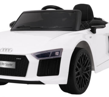 Licencirani auto na akumulator Audi R8 Spyder RS - bijeli - cover