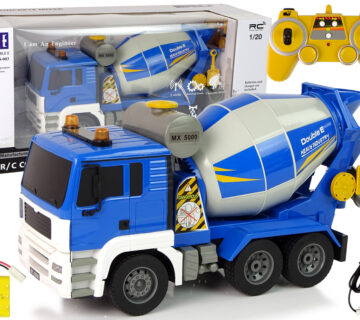 Concrete Truck Remote Controlled Blue 2.4G Rotating Pear Truck - cover