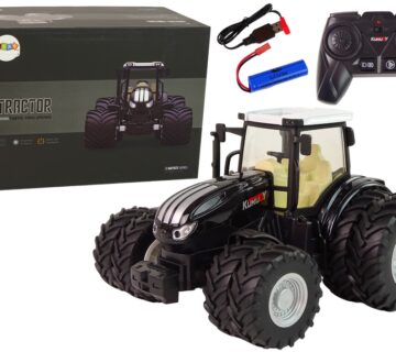 Remote controlled tractor R/C Black 2.4G Metal - cover