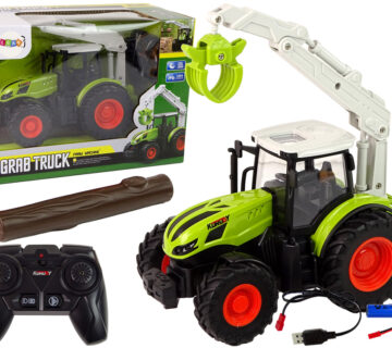 Traktor na daljinsko upravljanje Wood 1:24 R/C - zeleni - cover