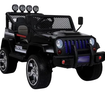 Auto na akumulator S2388 Jeep 4x4 - crni - cover