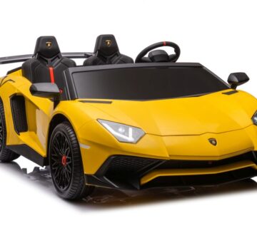 Licencirani auto na akumulator Lamborghini XXL A8803 24V - dvosjed -  žuti - cover