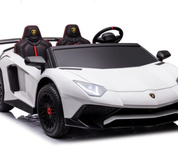 Licencirani auto na akumulator Lamborghini XXL A8803 24V - dvosjed -  bijeli - cover