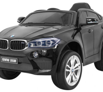 Licencirani auto na akumulator BMW  X6M - crni/lakirani - cover