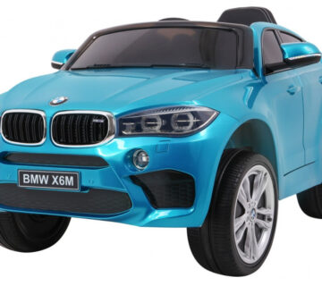 Licencirani auto na akumulator BMW  X6M - plavi/lakirani - cover