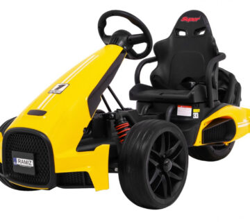 Go-kart na akumulaotor XR-1 - žuti - cover