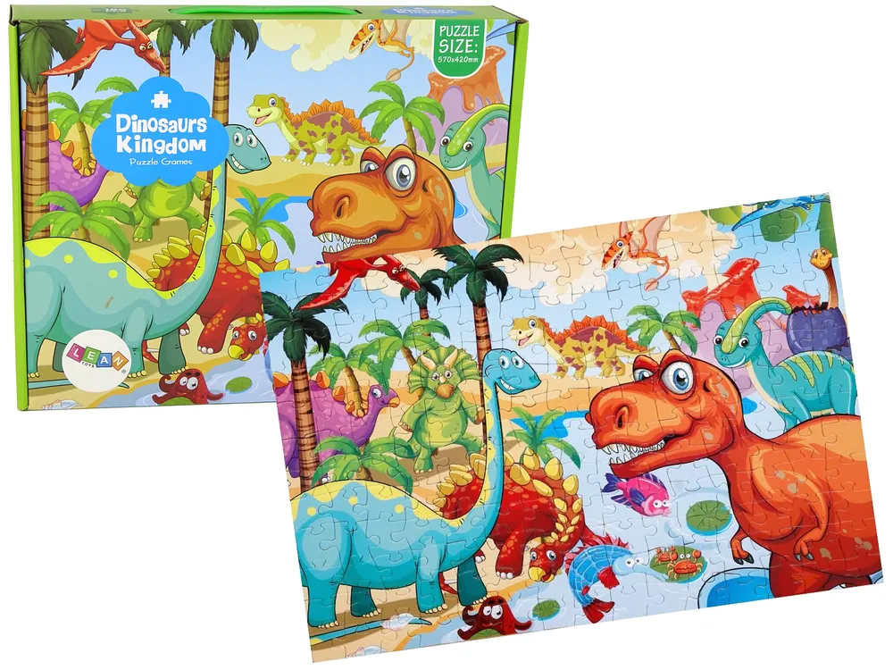 Puzzle Svijet dinosaura - cover