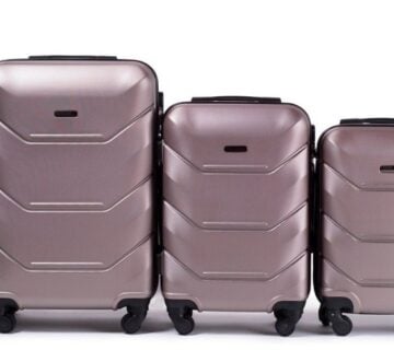 WINGS 147 set 5 kofera (l, m, s, xs, bc) rose gold - cover
