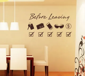 Zidna naljepnica - Životni podsjetnik - cover