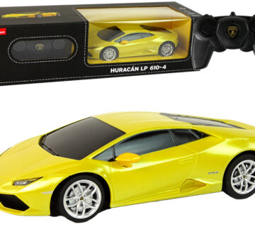 Licencirani auto na daljinsko upravljanje Lamborghini Huracan 1:24 Rastar - žuti - cover