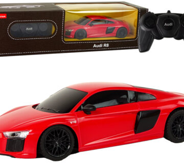Licencirani auto na daljinsko upravljanje Audi R8 1:24 Rastar - crveni - cover