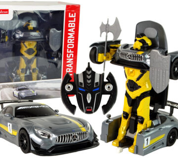 Licencirani auto na daljinsko upravljanje Mercedes Rastar Robot  1:14 - sivi - cover