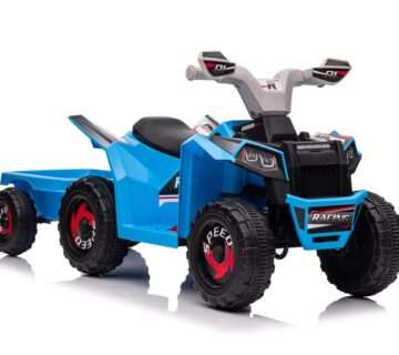 Quad na akumulator s prikolicom XMX630T - plavi - cover