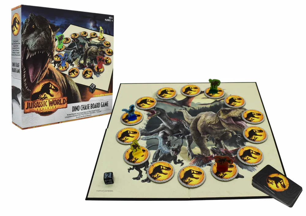 Društvena igra Jurassic World Dino Chase - cover