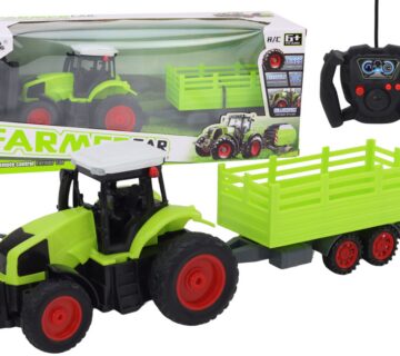 Traktor s prikolicom na daljinsko upravljanje Farmer 1:16 - zelena - cover
