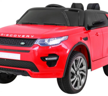 Licencirani auto na akumulator Land Rover Discovery - crveni - cover