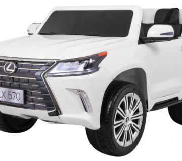 Licencirani auto na akumulator Lexus LX570 4x4 - dvosjed - bijeli - cover