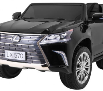 Licencirani auto na akumulator Lexus LX570 4x4 - dvosjed - crni/lakirani - cover