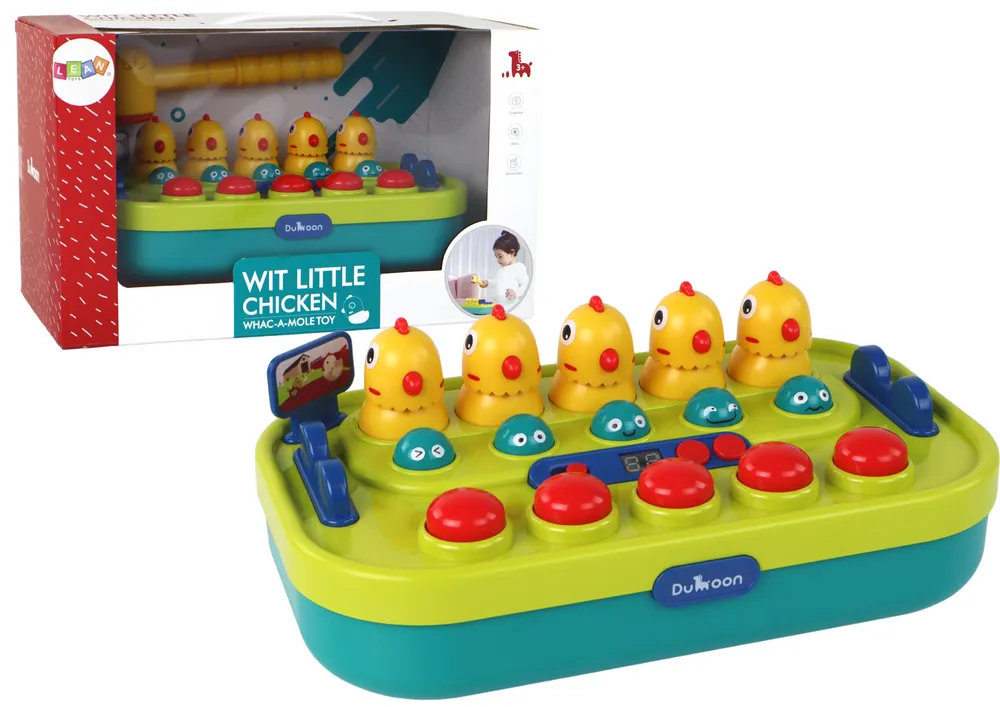 Arkadna igra Whac-a-Mole pilići svijetlo, zvukovi - cover