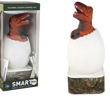 LED stolna svjetiljka T-Rex u jajetu crveni - cover
